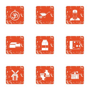 Burg simgeler kümesi, grunge tarzı