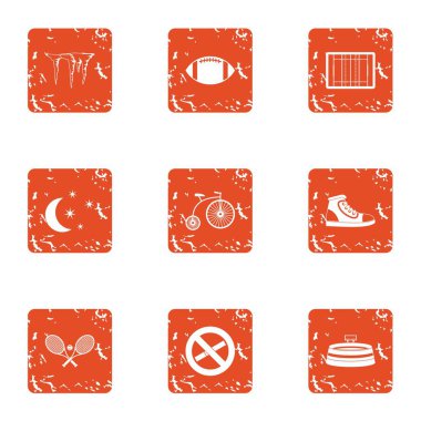 Eğitim alan simgeler kümesi, grunge tarzı