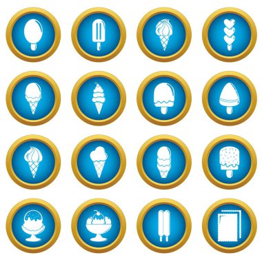 Dondurma simgeler, tatlı, basit Stil kümesi