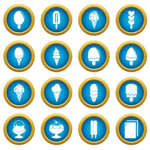 Dondurma simgeler, tatlı, basit Stil kümesi