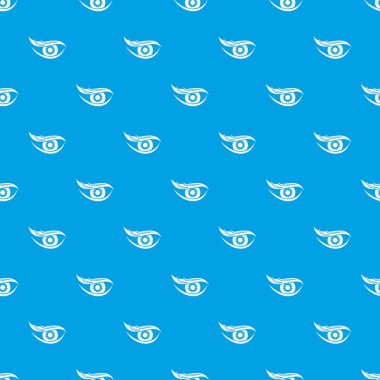Görme desen vektör kesintisiz mavi