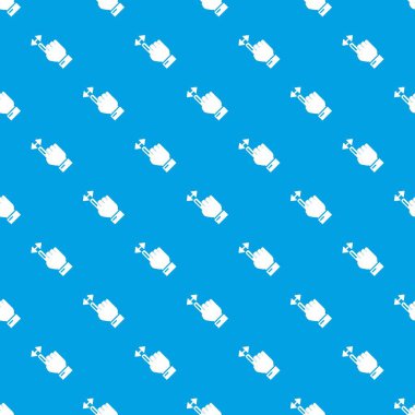 İmleç hareket desen vektör kesintisiz mavi