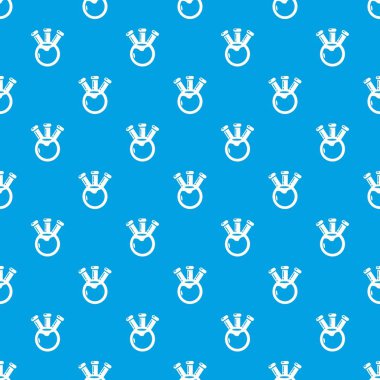 Ampul Kimya Bilim desen vektör kesintisiz mavi