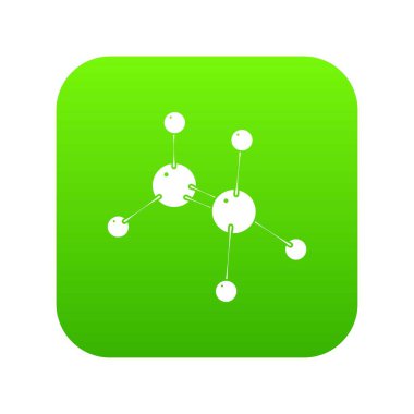 Glisin yeşil simge vektör