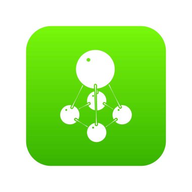 Nitromethane yeşil simge vektör