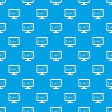 Monitör desen vektör kesintisiz mavi