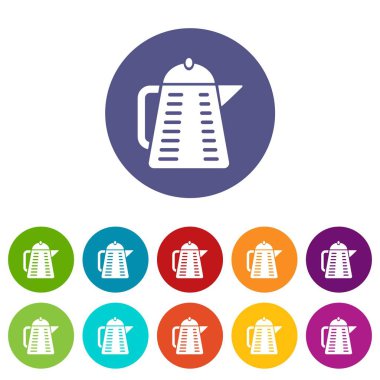 Kapalı çaydanlık simgesi, basit tarzı