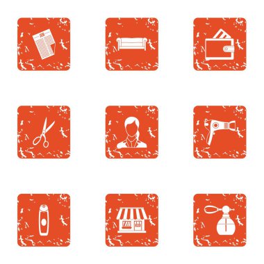 Üretim birimi simgeler kümesi, grunge tarzı