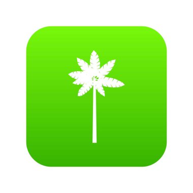 Palm odunsu bitki simgesi dijital yeşil