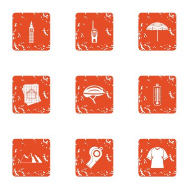 Driveway simgeler kümesi, grunge tarzı