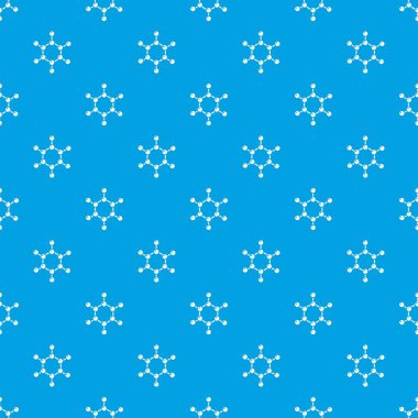 Molekül desen vektör kesintisiz mavi