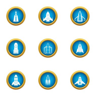 Simgeler setten patlama, stil düz