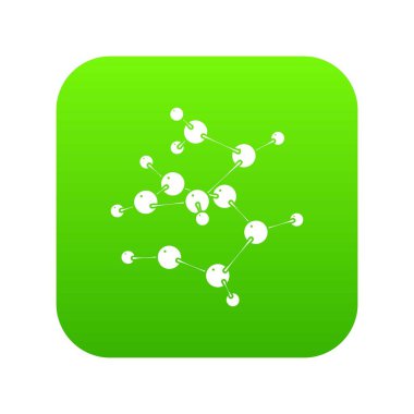 Valin yeşil simge vektör