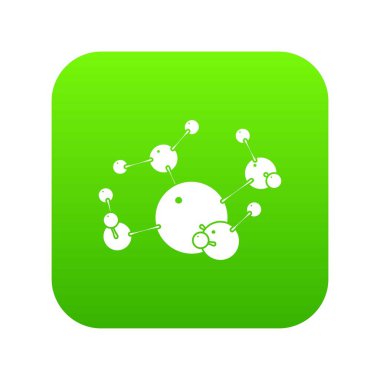 Bütan yeşil simge vektör