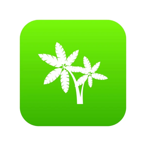 Palma ikonu digitální zelená — Stockový vektor