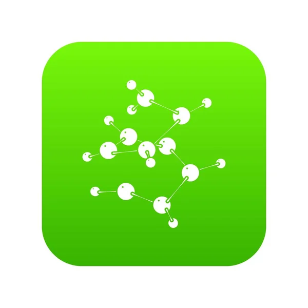 Valina icono verde vector — Vector de stock