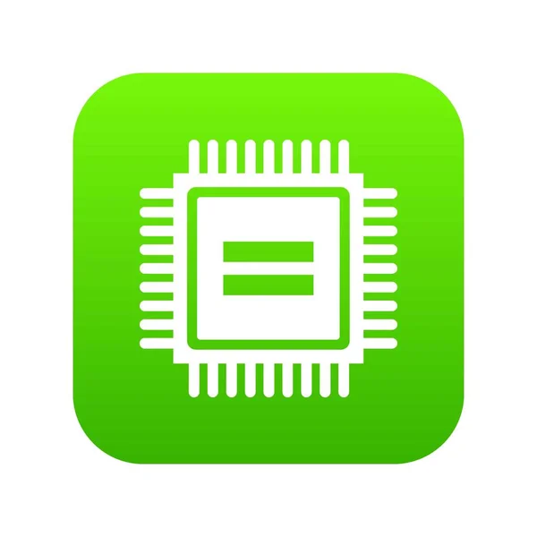 Elektronická deska ikona digitální zelená — Stockový vektor