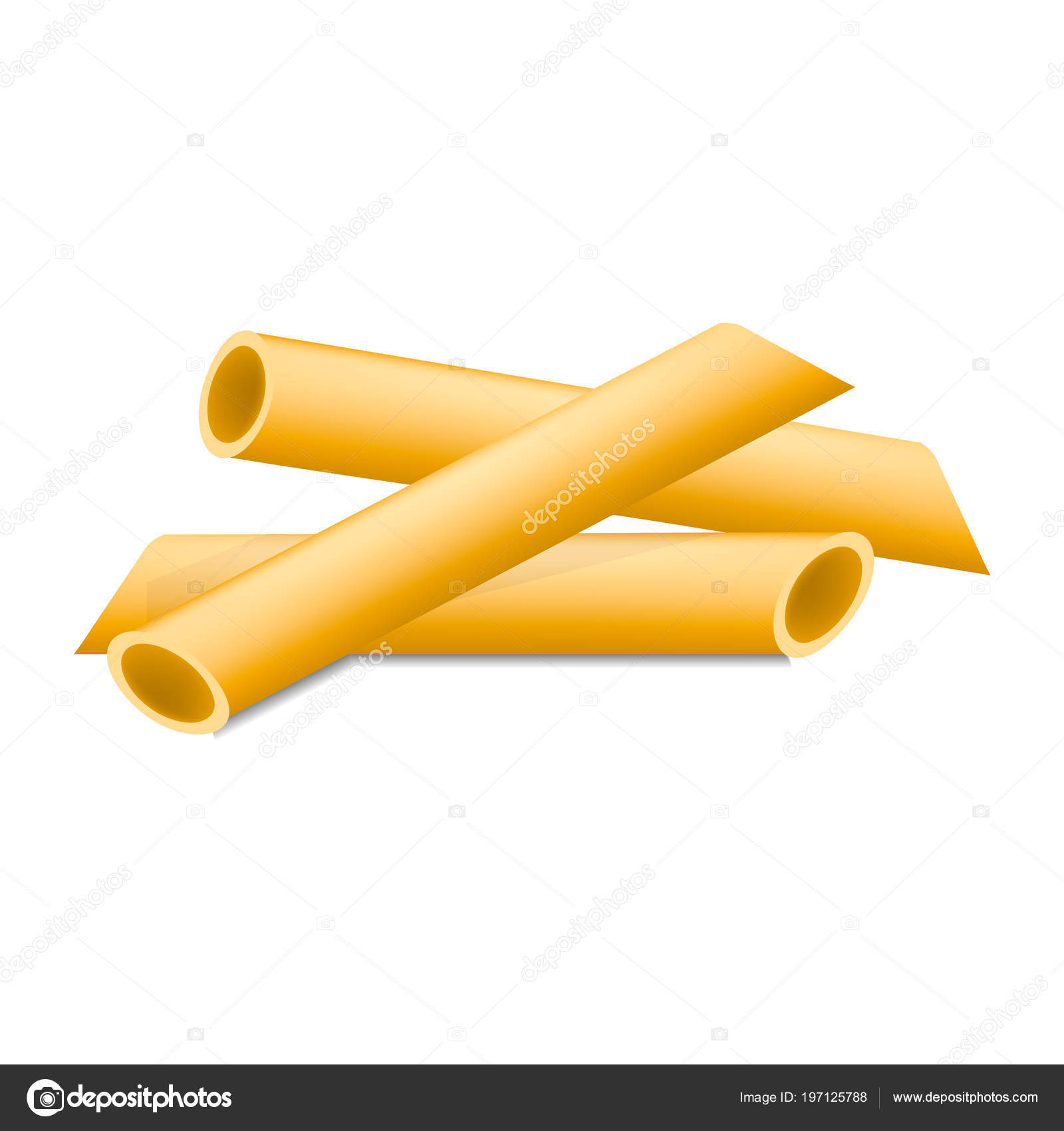 Download Maccheroni Pasta Mockup Realistic Style Vector Image By C Ylivdesign Vector Stock 197125788