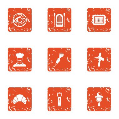 Geçim simgeler kümesi, grunge tarzı