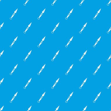 Hançer eski desen vektör kesintisiz mavi