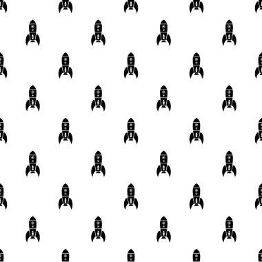 Roket retro tasarlamak vektör sorunsuz