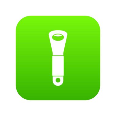 Atlama simgesi dijital yeşil dalı