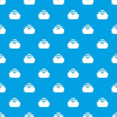 Seyahat çanta kadın desen vektör kesintisiz mavi