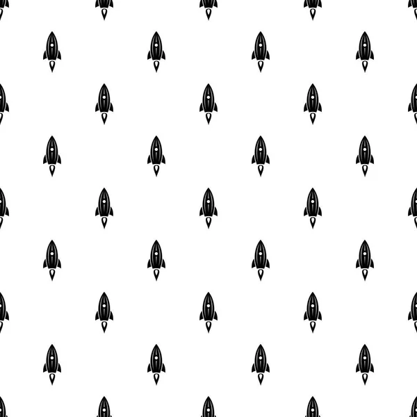 Rocket space pattern vector seamless — Stock Vector