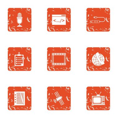 Veri iletim simgeler kümesi, grunge tarzı