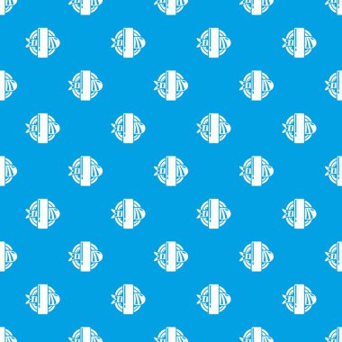 Suşi desen vektör kesintisiz mavi