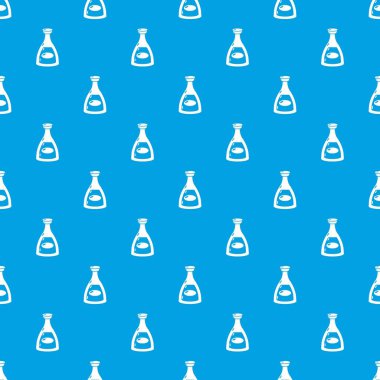 Soya sosu desen vektör kesintisiz mavi