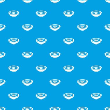 Soya sosu plaka desen vektör kesintisiz mavi