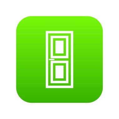 Kapı simgesi dijital yeşil