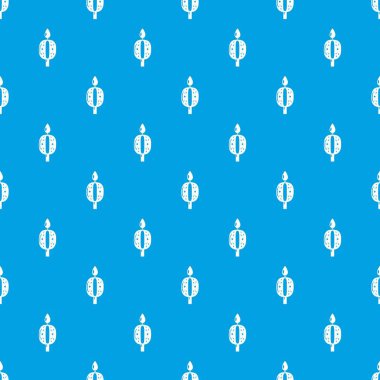 Mum numaralandırma desen vektör kesintisiz mavi