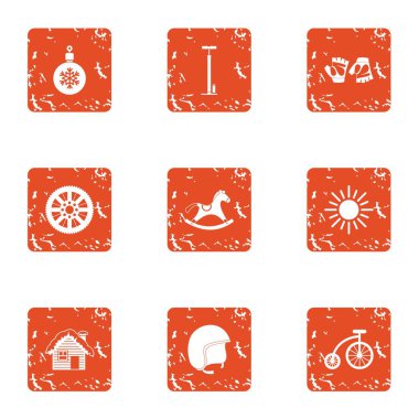 En yakın yıl simgeler kümesi, grunge tarzı