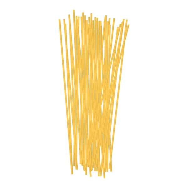 Spaghetti mockup, realistische stijl — Stockvector