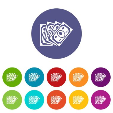 Para simgeler vektör renk ayarla