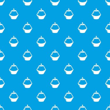 Mum kokulu desen vektör kesintisiz mavi