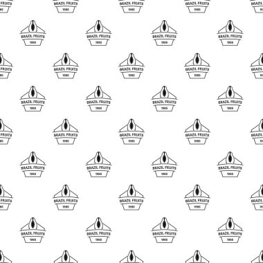 Brezilya meyve tasarlamak vektör sorunsuz