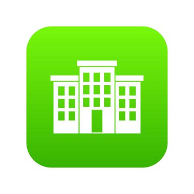 Bina simgesini dijital yeşil