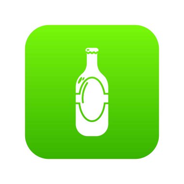 Votka yeşil simge vektör