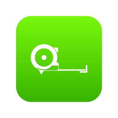 İnşaat rulet simgesi dijital yeşil