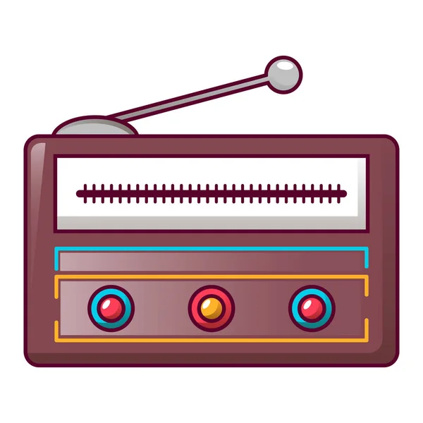 Moderne radio pictogram, cartoon stijl — Stockvector