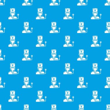 Doktor desen vektör kesintisiz mavi