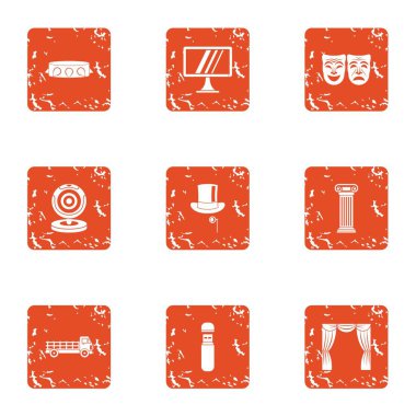 Gönderme simgeler kümesi, grunge tarzı