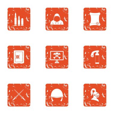 Savaş mekan simgeler kümesi, grunge tarzı