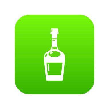 Alkol yeşil simge vektör