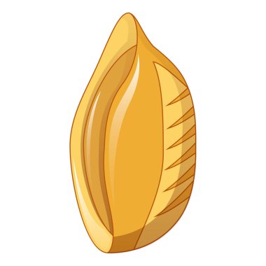 Konkiloni makarna simgesi, karikatür tarzı