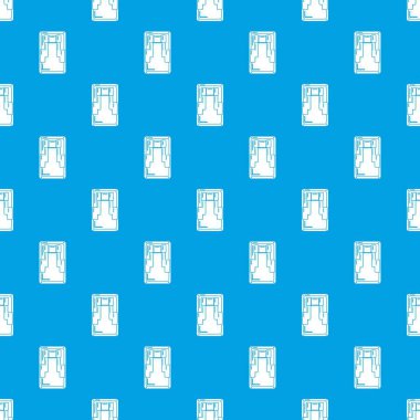 Geçiş desen vektör kesintisiz mavi