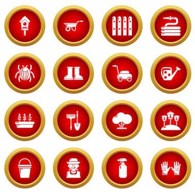 Bahçıvan Icons set, basit tarzı